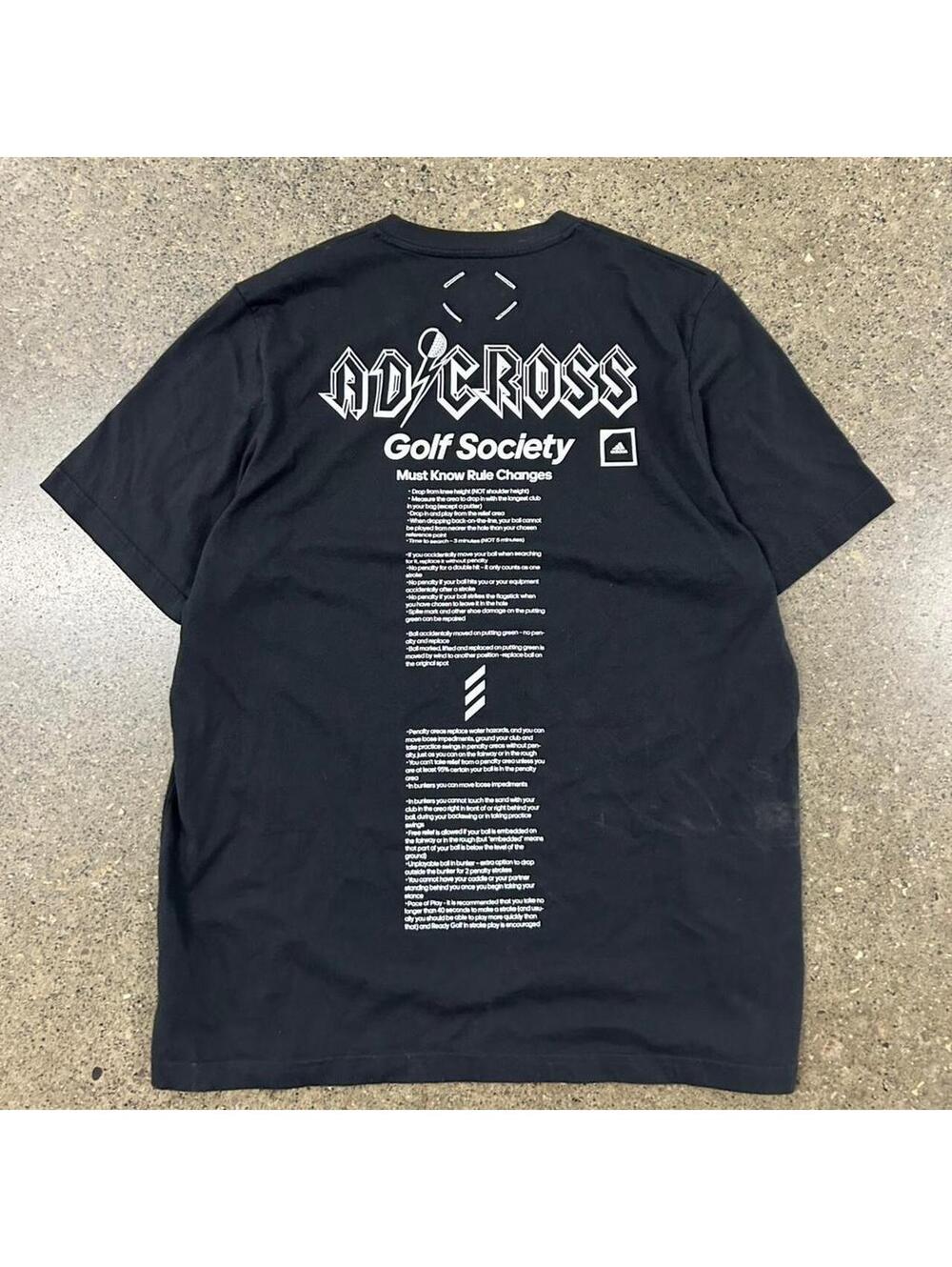 Rare Adidas ADICROSS Golf Society T-Shirt (Size XL)